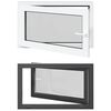 vidaXL Okno za klet RISOR 100 x 60 cm PVC in steklo Antracit