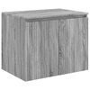 vidaXL Omejen kabineta za kopalnico Siva Sonoma 62,5 x 44,5 x 50 cm