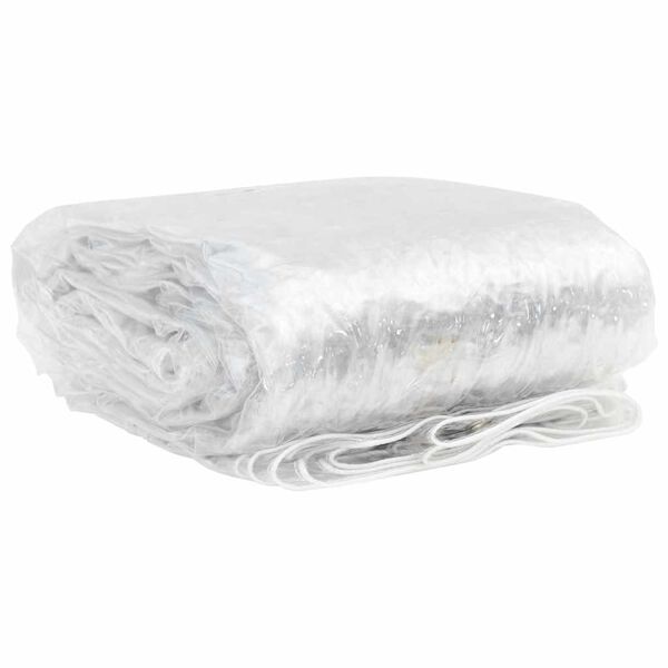 vidaXL Prozorna ponjava z u&scaron;esi 4x12 m PVC