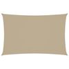 vidaXL Senčno jadro oksford blago pravokotno 2,5x5 m bež