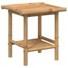 vidaXL Klubska mizica 45x45x45 cm bambus