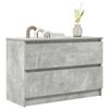 vidaXL TV omarica betonsko siva 80x35x54 cm inženirski les