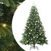 vidaXL Umestno božično drevo med 300 LED Zelena 210 cm PE in PVC