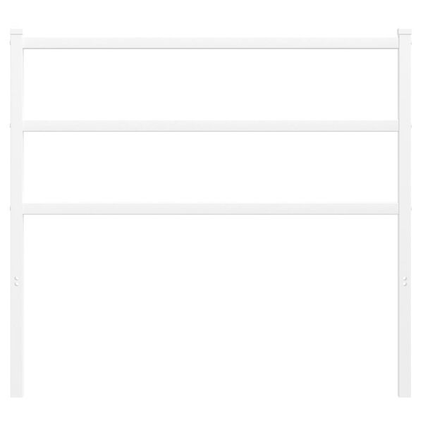 vidaXL Kovinsko nadomestno vzglavje belo 107 cm