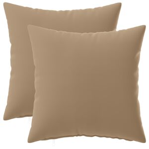 vidaXL Prevleka za blazino 2 kos HEERLEN Taupe 30 x 30 cm Poliester