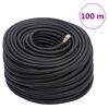 vidaXL Hibridna zračna cev črna 0,6" 100 m guma in PVC