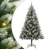 vidaXL Umjetno božično drevo s snežno oblogo 300 LED Toplo bela