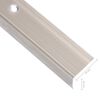 vidaXL Obroba za stopnice L-oblike 15 kos aluminij 100 cm barva penine