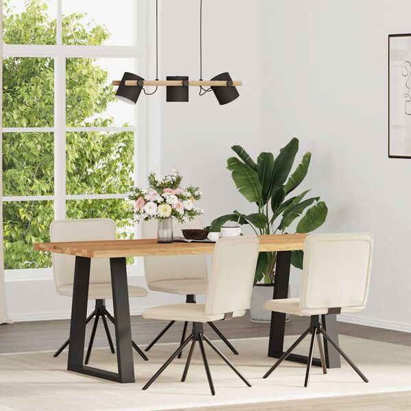 vidaXL Jedilni stoli 4 kosi platno