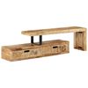 vidaXL TV stojalo (118-200) x 30 x 40 cm masiven les, mango