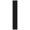 vidaXL Kopalni&scaron;ka omarica črna 30x30x183,5 cm iverna plo&scaron;ča
