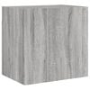 vidaXL Stenska TV omarica siva sonoma 40,5x30x40 cm inženirski les