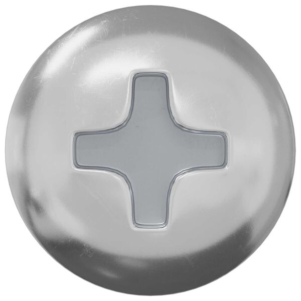 vidaXL Vijak 2 pcs srebrna M4 x 16 mm Jeklo