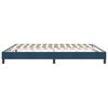 vidaXL posteljni okvir brez vzmetnice temno modra 180x220 cm žamet