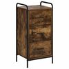 vidaXL Strani &scaron;al Dimljen hrast 97 x 33 x 81 cm Inženirski les