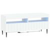 vidaXL LED TV omarica ZWOLLE 100 x 35 x 43 cm Bela Inženirski les