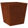 vidaXL Garden Planters 2 kosa 40x40x40 cm Weathering Steel
