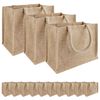 vidaXL Jutene torbe 50 Naravna 26 x 22 x 14 cm 100% Tossa juta