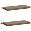 vidaXL Blazine za klopi - 2 kosa SOEST 2 kos 100% poliester Taupe