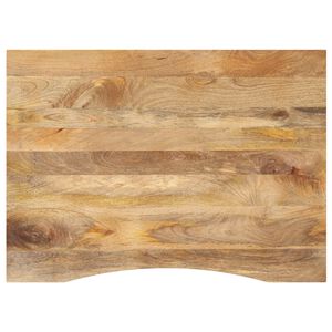 vidaXL Mizna plo&scaron;ča ukrivljena 110x80x2,5 cm trden mangov les
