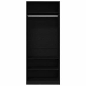 vidaXL Garderobna omara Umetni hrast 80 x 50 x 200 cm Konstruiran les