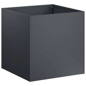 vidaXL Vrtni lonček Antracit 20 x 20 x 20 cm Mlinjeni jeklo