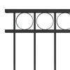vidaXL Ograjni panel Assen jeklo 1,7x1 m črna