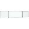 vidaXL Magnetna tabla zložljiva 200x40x1,7 cm aluminij