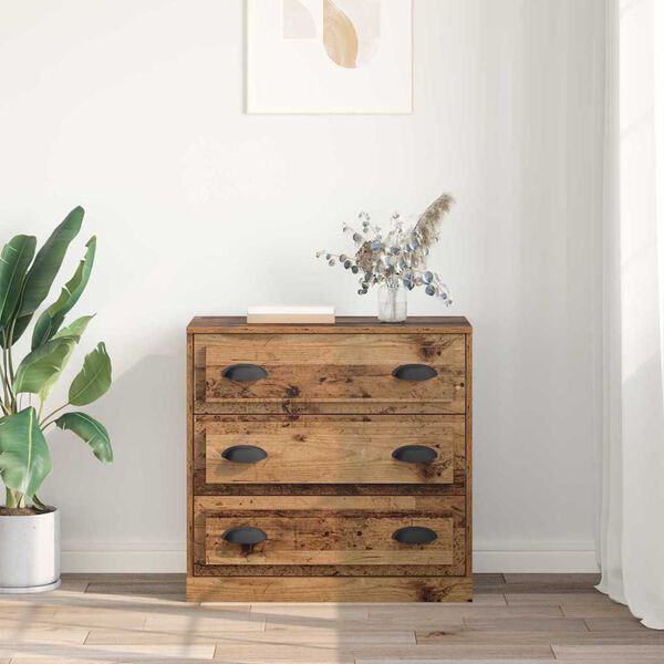 vidaXL Strani &scaron;al Star les 70 x 35,5 x 67,5 cm Konstruiran les