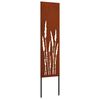 vidaXL Zaslon za zasebnost v vrtu Ureznine Rjav 32 x 140 cm