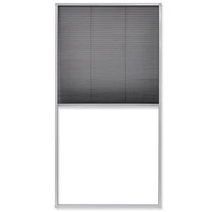 vidaXL Komarnik za okno plisse 80x160 cm