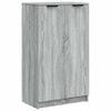 vidaXL Omarica za čevlje siva sonoma 59x35x100 cm konstruiran les