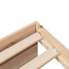 vidaXL Dnevna postelja brez vzmetnice 90x190 cm trdna borovina