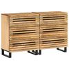 vidaXL Komoda 2 kosa 60x34x75 cm trden robusten mangov les