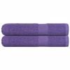 vidaXL Brisače FROGN 2 kosa vijolične 100x200 cm 360 g/m&sup2;