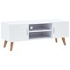 vidaXL TV omarica MDF 120x40x46 cm bela