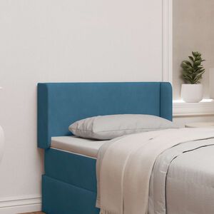 vidaXL U&scaron;esni vzglavnik Modra 40,5 x 40,5 x 4 cm Žamet