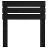 vidaXL Vzglavje Črna Orehovina 80 cm Konstruiran les