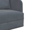 vidaXL Sofa postelja Temno siva 65 x 80 x 83 cm Žamet