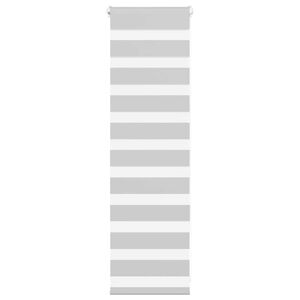 vidaXL Zebra senčilo svetlo sivo 50x100 cm tkanina &scaron;irina 45,9 cm