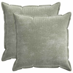 vidaXL Prevleka za blazino 2 kos HOUTEN Zelena 70 x 70 cm