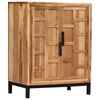 vidaXL Komoda iz trdnega akacijevega lesa 60x35x76 cm rjava