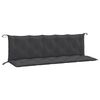 vidaXL Blazina za vrtno klop 2 kos melanž antracit 180x50x7 cm blago