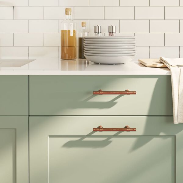 vidaXL Ročaji za omarico 20 kosov bron 96 mm nerjaveče jeklo