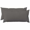 vidaXL Prevleka za blazino 2 kos HEERLEN Svetlo siva 40 x 70 cm Blago