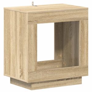 vidaXL Stranska miza Sonoma hrast 60 x 40 x 65 cm Inženirski les