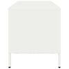 vidaXL TV omarica bela 101,5x39x43,5 cm hladno valjano jeklo
