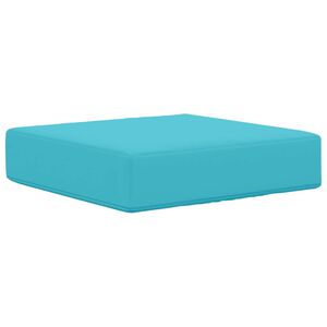 vidaXL Zunanja sedežna blazina Turkizna 40 x 40 x 8 cm 100% poliester