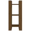 vidaXL Knjižna omara/pregrada medeno rjava 41x35x91 cm trden les