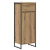 vidaXL Kopalni&scaron;ka omarica Artisan hrast 40 x 30 x 100 cm
